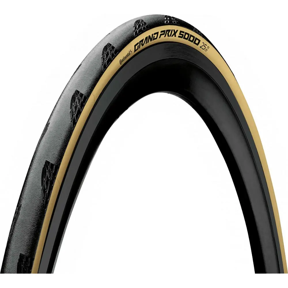 Continental Gp5000 25C Black/Cream Tire 1