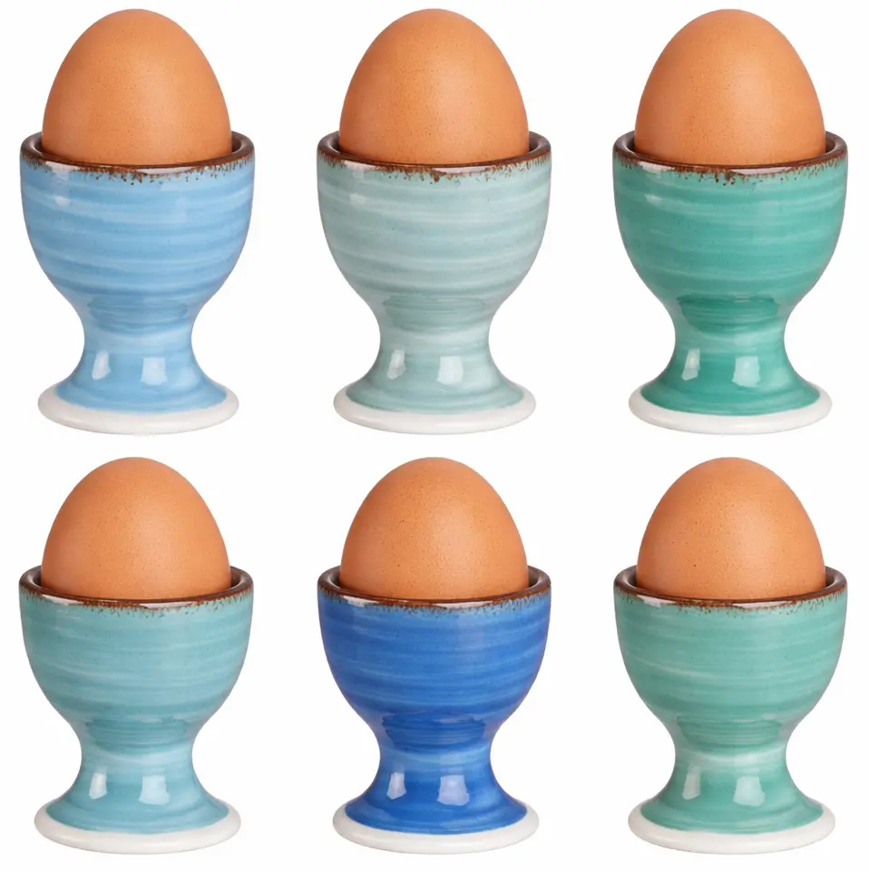 Cookinglife Eierdopjes Delice Blauw - 6 Stuks 1