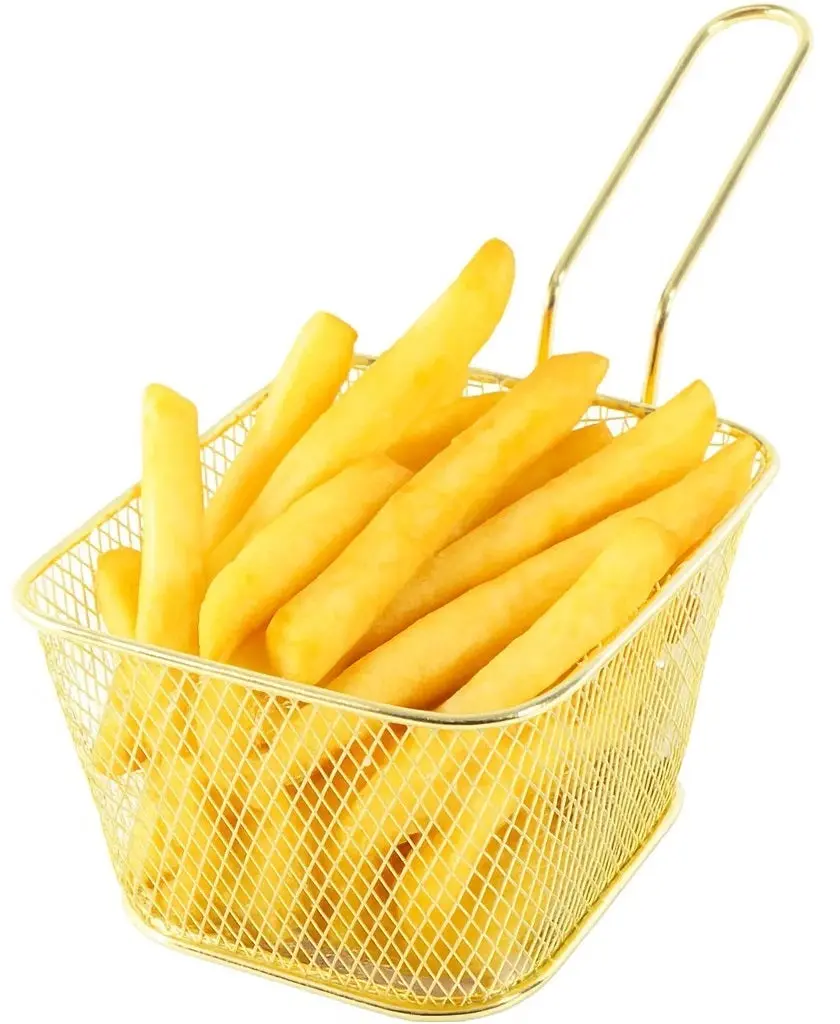 Cookinglife Frietmandje Goud 14 X 11 X 7 Cm 1