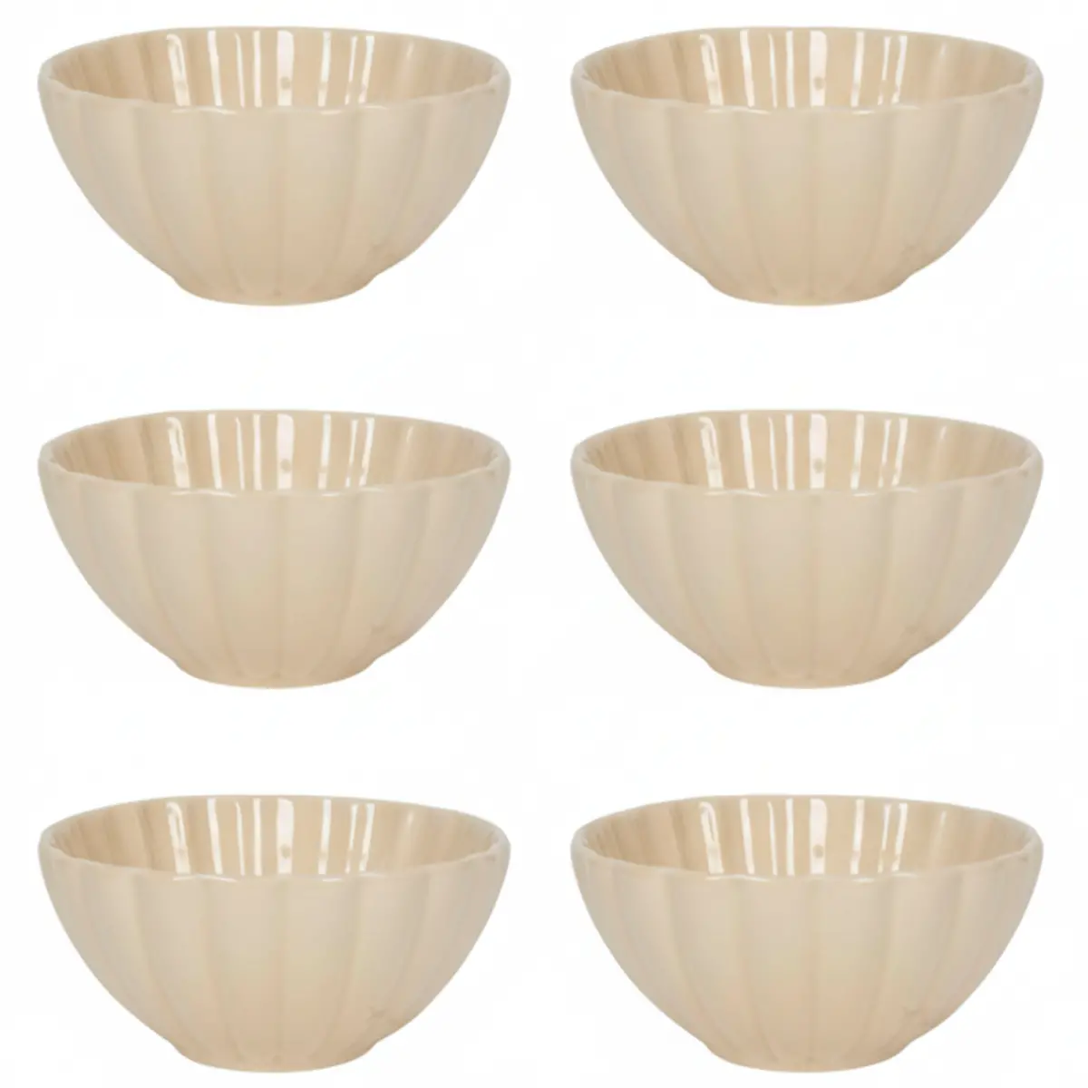Cookinglife Soepkommen / Kommen Cardida Beige Ø 14 Cm - 6 Stuks 1