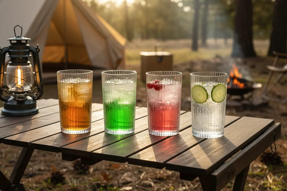 Cookinglife Longdrinkglazen Lines - Glas - 400 Ml - 4 Stuks 2