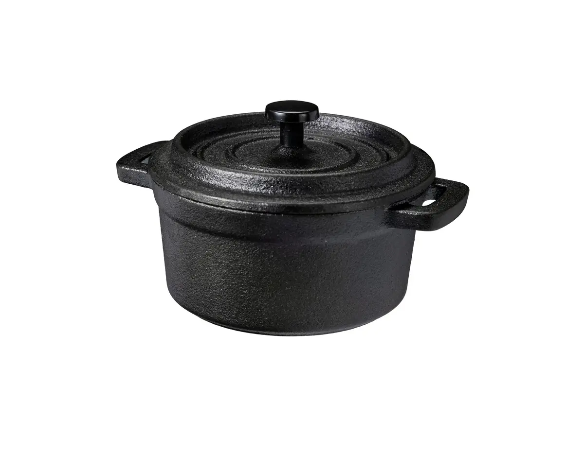Cookinglife Serveerpannetje Gietijzer Ø 10 Cm - Zwarte Tapas Pan - 275 Ml 1