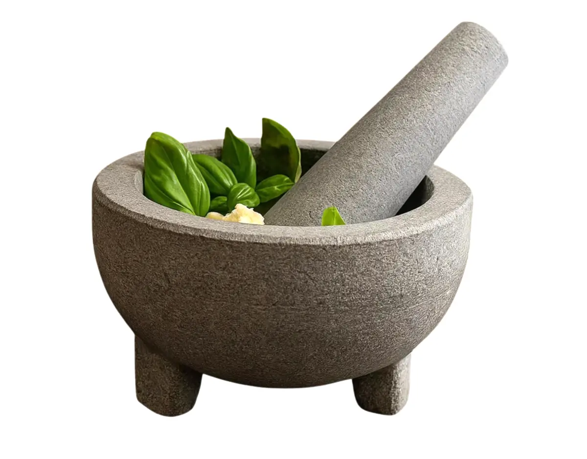 Cookinglife Vijzel Op Voet Organic Graniet Ø 14.5 Cm 1
