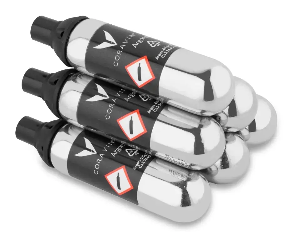 Coravin Argon Capsules Pure 6 Stuks - 21 Ml 1