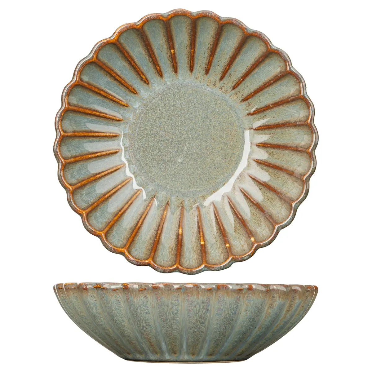 Cosy & Trendy Kleine Kommen Astera Ocean Blauw - Ø 12 Cm - 4 Stuks 1