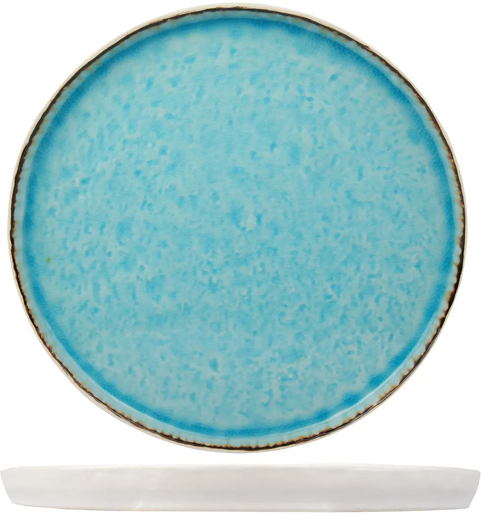 Cosy & Trendy Dinerborden Laguna Azzurro Ø 27 Cm - 4 Stuks 1