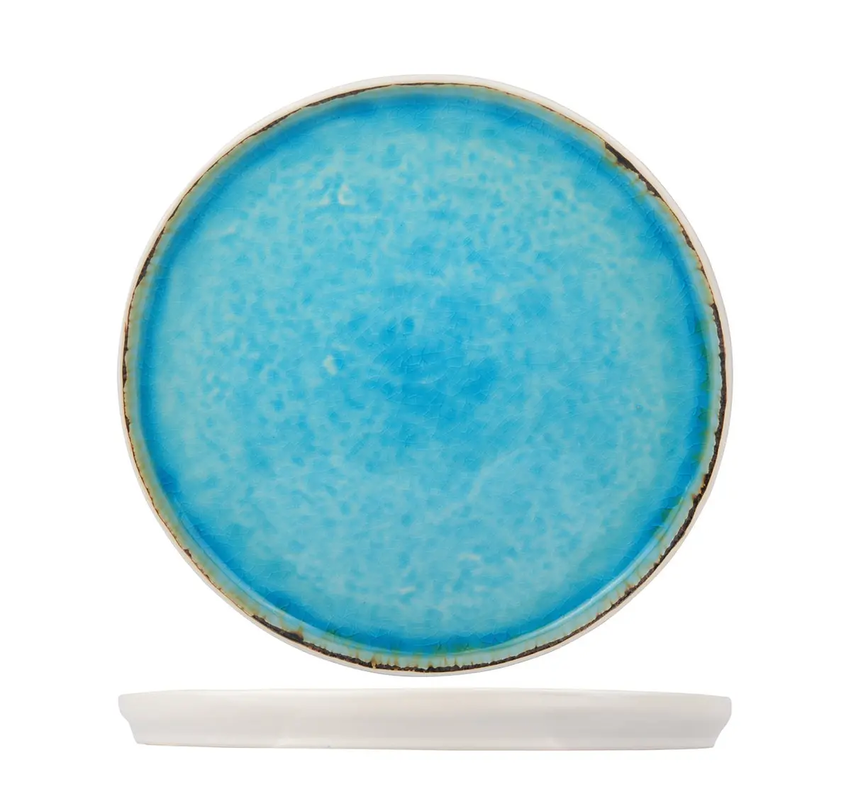 Cosy & Trendy Ontbijtborden / Dessertborden - Laguna Azzurro Ø 22 Cm - 4 Stuks 1