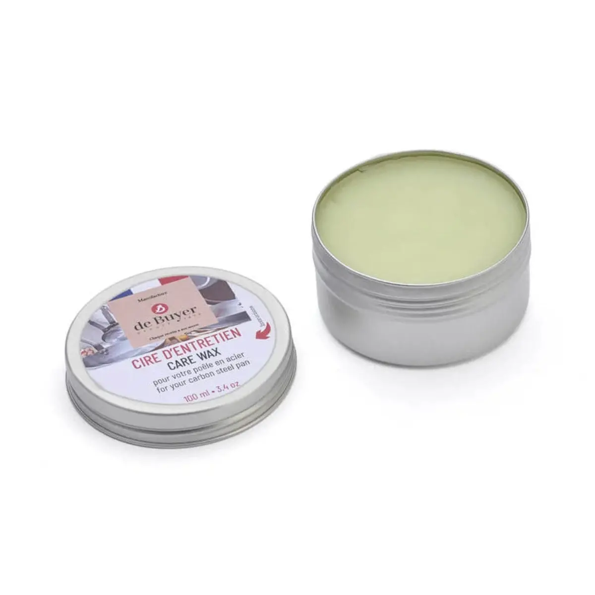De Buyer Seasoning / Onderhoudswas Voor Stalen Pannen - 100Ml 1