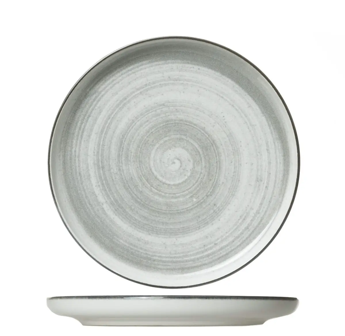 Cosy & Trendy Ontbijtborden / Dessertborden - Baltic Grey Ø 20 Cm - 6 Stuks 1