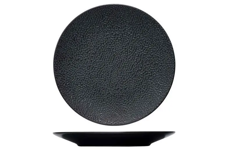 Cosy & Trendy Ontbijtborden / Dessertborden Candy Black Ø 21.5 Cm - 4 Stuks 1