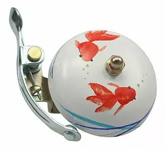 Crane Hand Painted Steel Band Mount Bicycle Bell 1