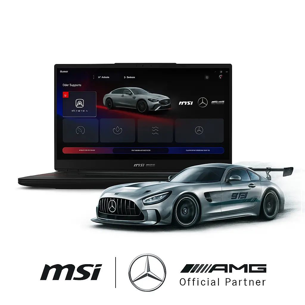 Msi Stealth 18 Mercedesamg A1vhg-073Ae, Intel Core Ultra 9-185H, Ram 32Gb, Ssd 2Tb, Nvidia Rtx 4080 12Gb, 18.0 Inch Uhd+ Ips 120Hz, Midnight Black 1