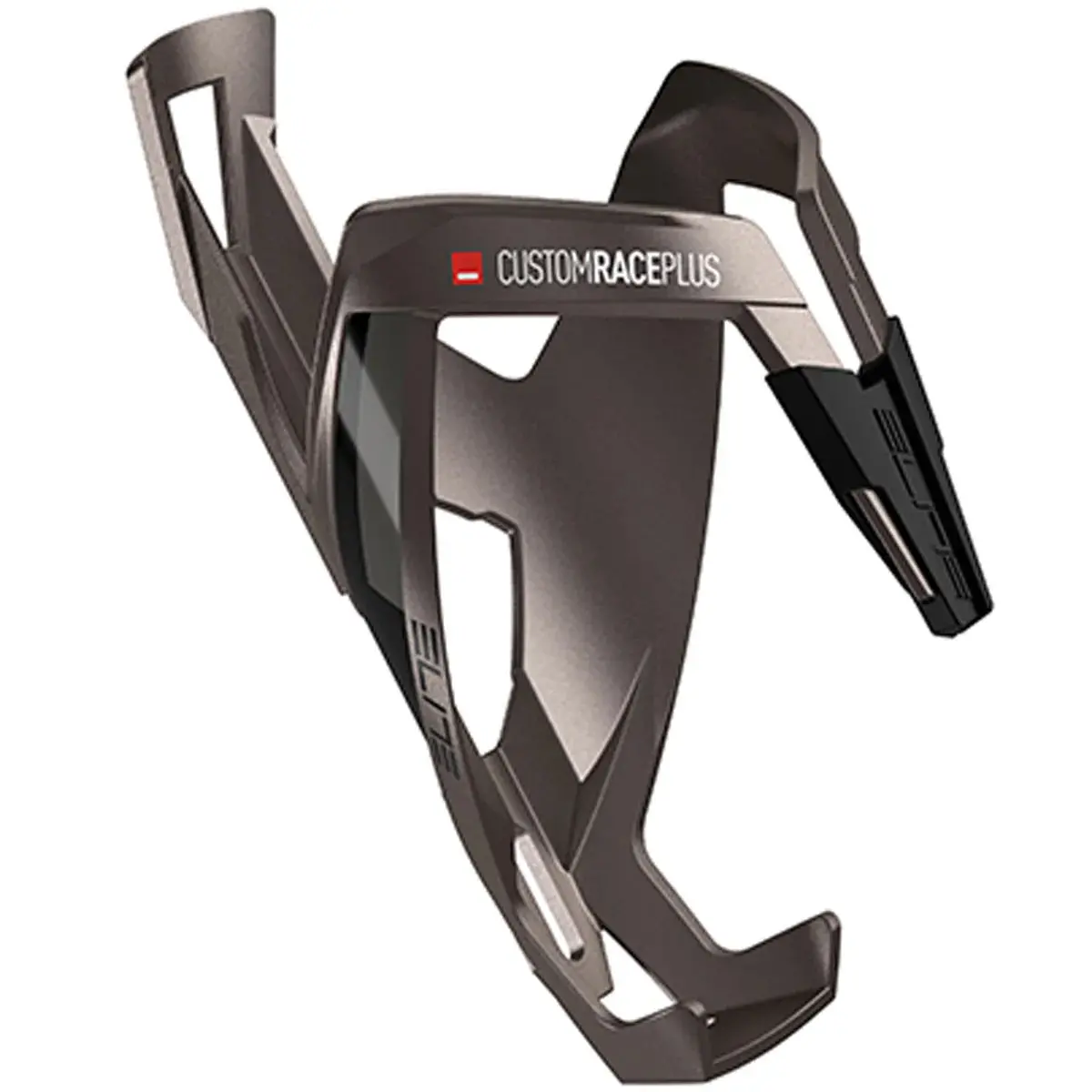 Elite Custom Race Plus Bottle Cage Titanium Metal 1