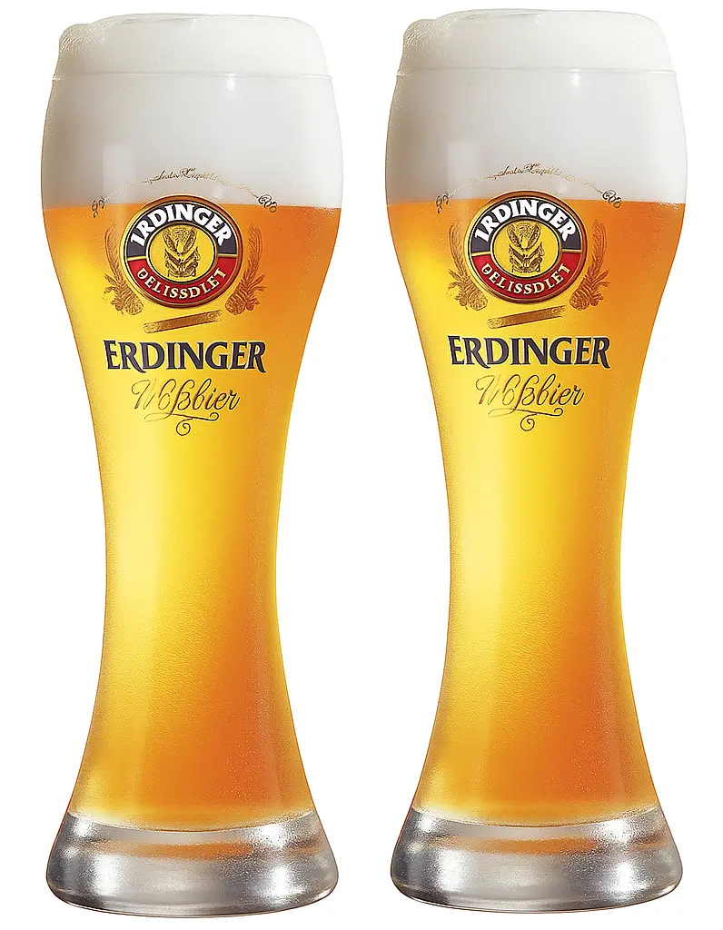 Erdinger Bierglazen Weizen - 500 Ml - 2 Stuks 1