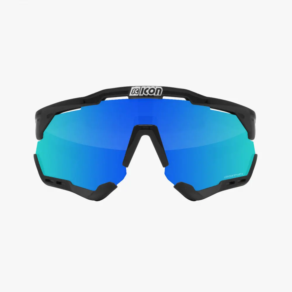 Scicon Aeroshade Xl - Black/ Black Fender Multimirror Blue 1