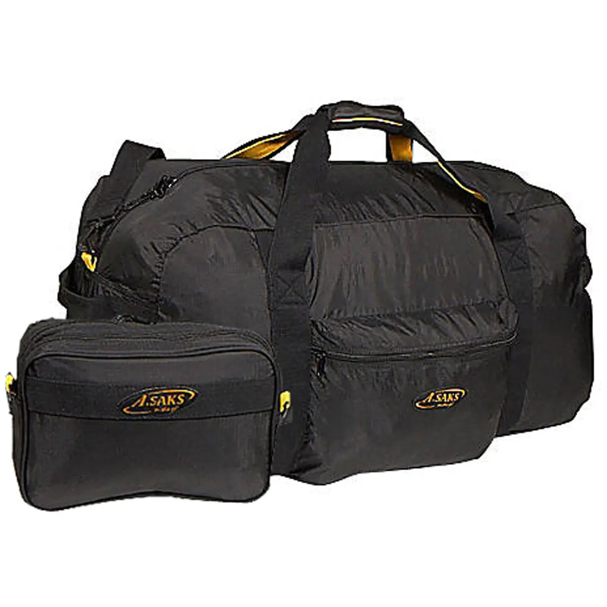 A. Saks 30 Inch Lightweight Folding Duffel W/Pouch 1
