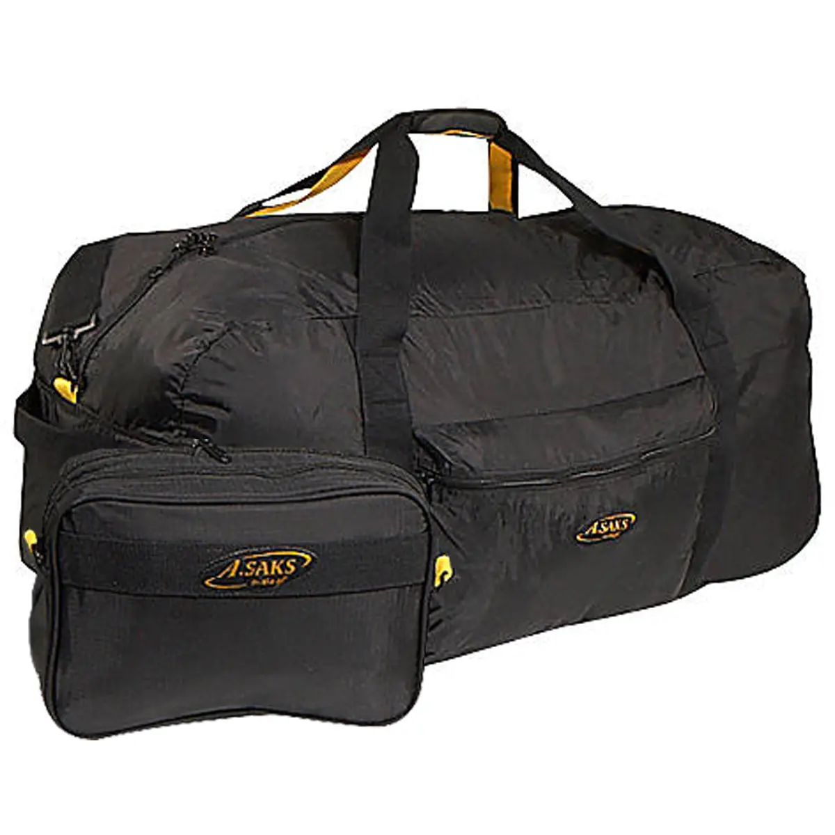 A. Saks 36 Inch Lightweight Folding Duffel W/Pouch 1
