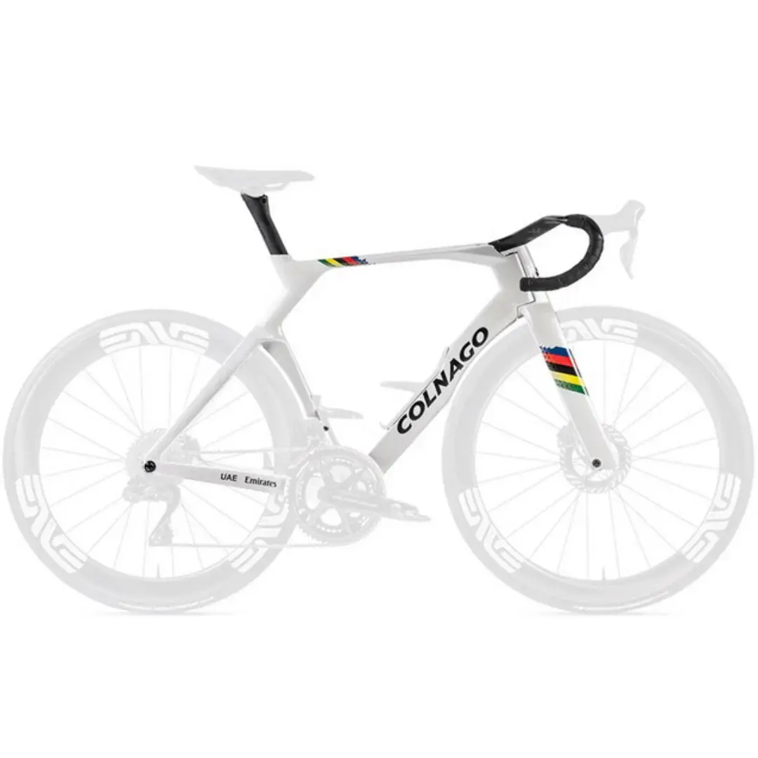 Colnago Y1rs World Championship White M Size With Handlebar 377 X 115 + Ceramicspeed Bb 1