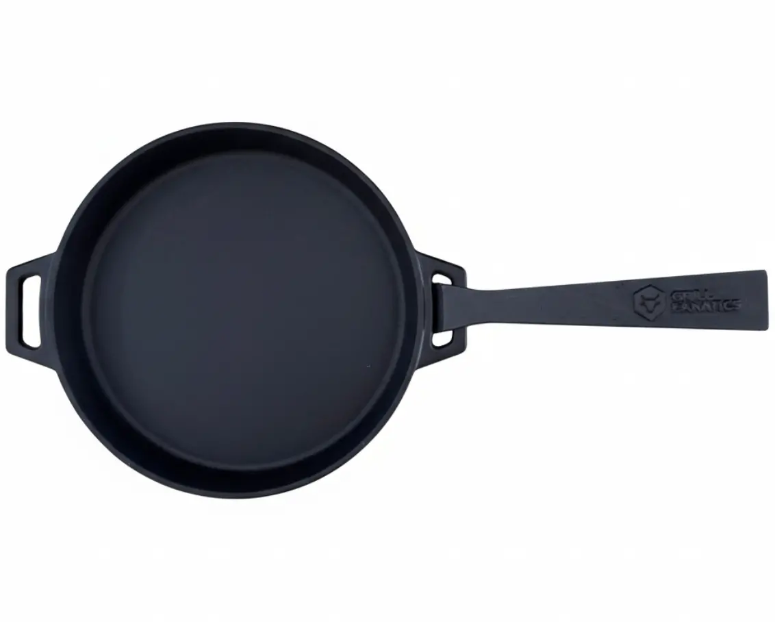 Cookinglife Grill Koekenpan / Skillet Gietijzer Ø 25 Cm - Afneembaar Handvat 1
