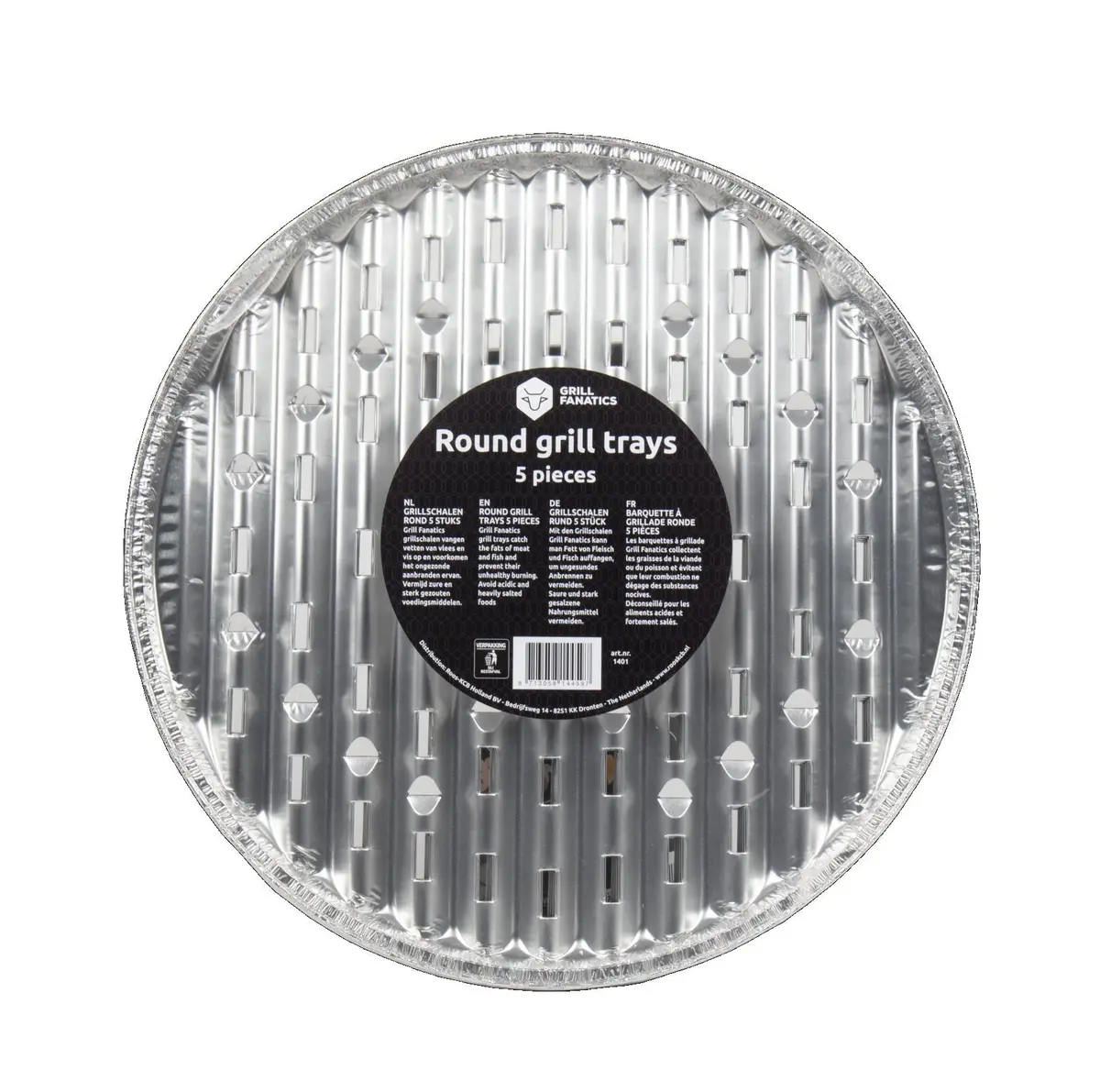 Cookinglife Grill Bbq Grillschaal / Bbq Grill Tray Ø 34 Cm - 15 Stuks 1