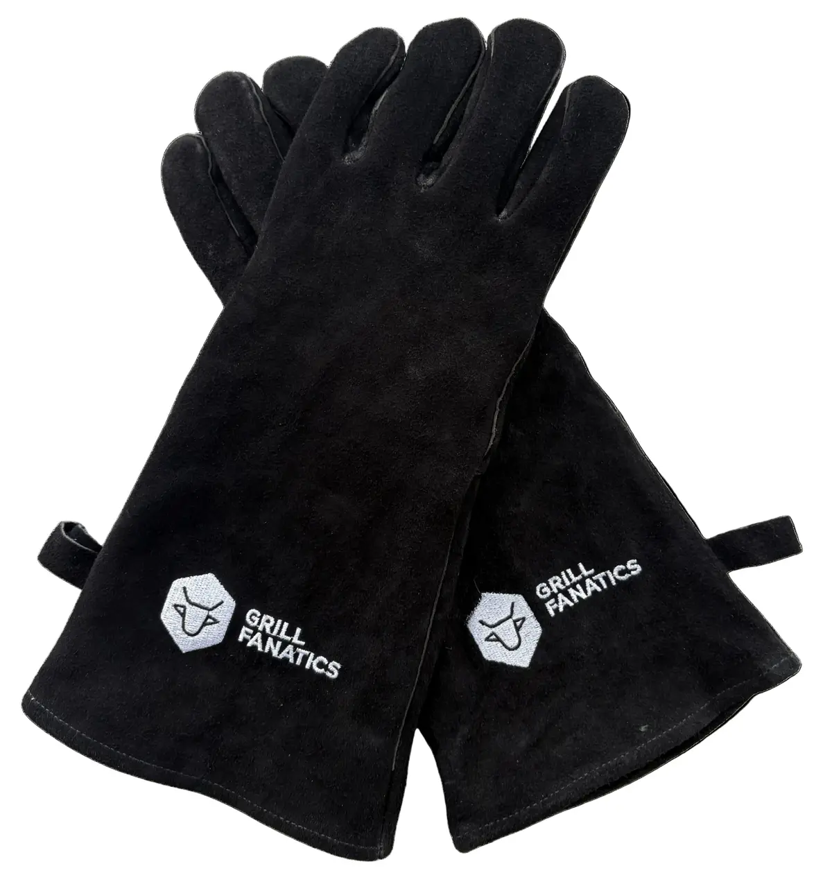 Cookinglife Grill Bbq Handschoenen / Ovenhandschoenen Zwart Leer 500 °C - 2 Stuks 1