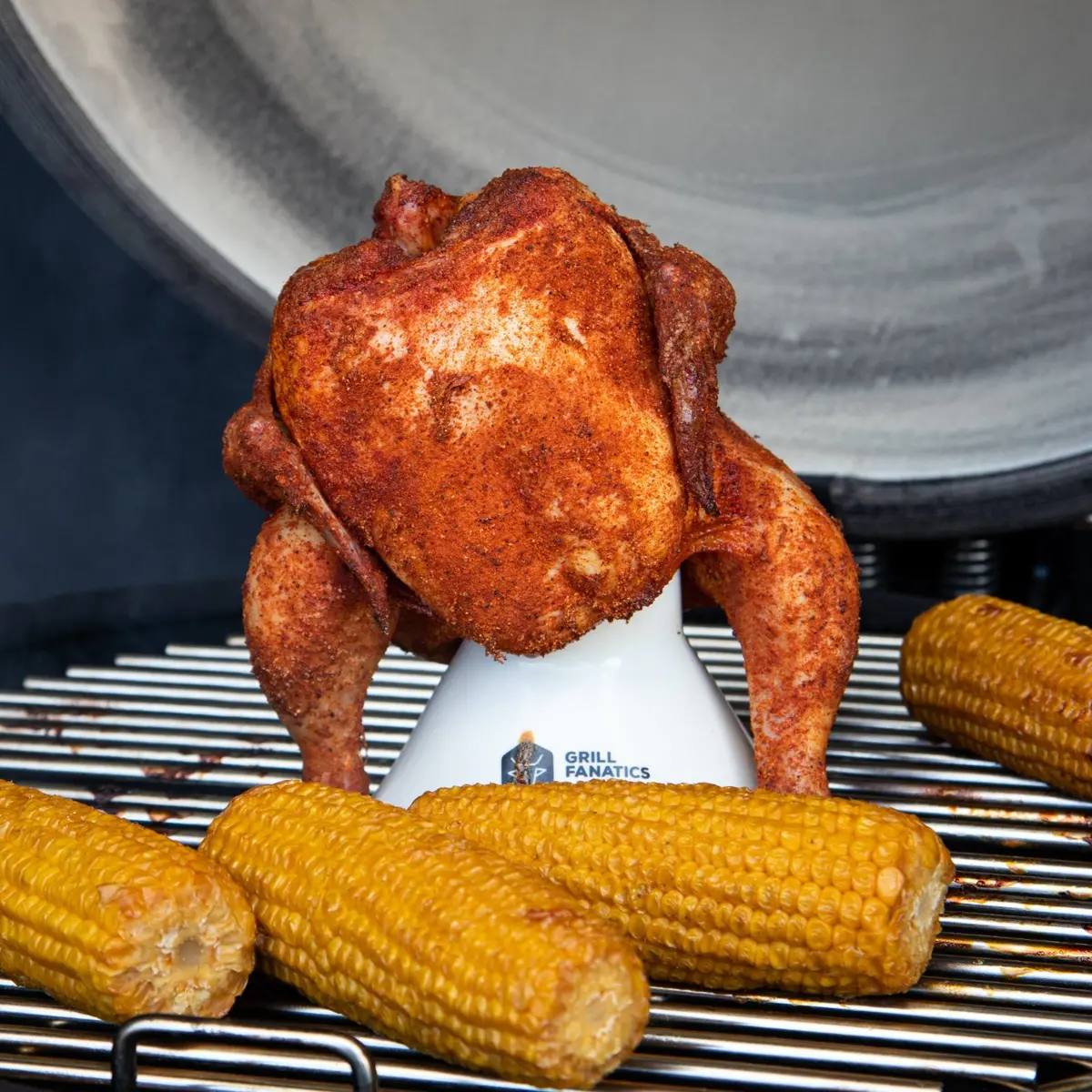 Cookinglife Grill Bbq Kippenhouder - Keramiek - Beer Can Chicken 2