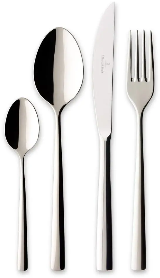 Villeroy & Boch Bestekset Piemont - 18/10 Rvs - 48-Delig / 12 Personen 1