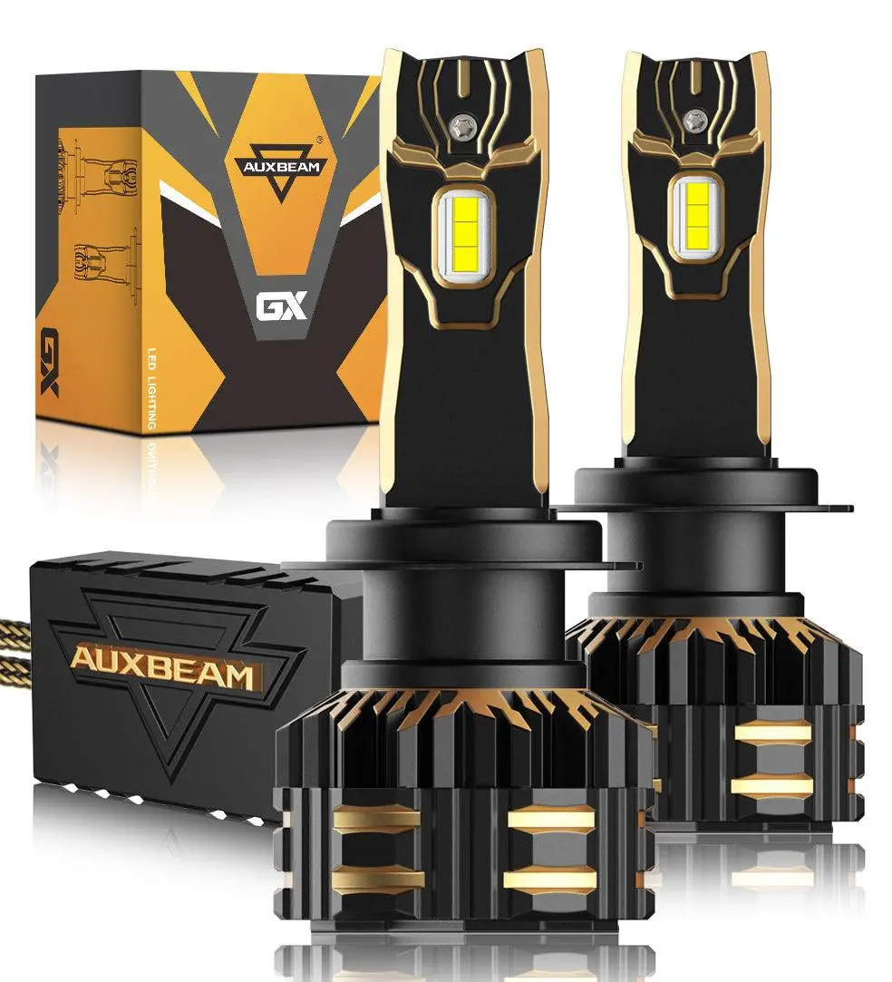 H7 Led Headlight Bulbs 120W 25000Lm Gx Series Brightest 6500K Cool White | 2 Bulbs 1