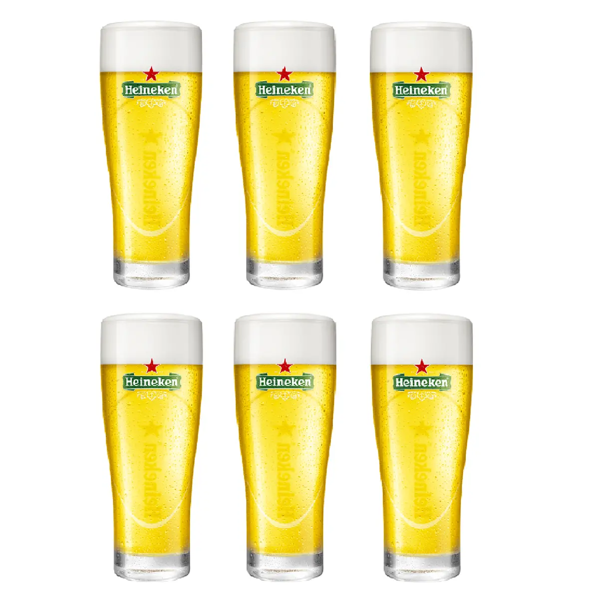 Heineken Bierglazen Ellipse - 500 Ml - 6 Stuks 1