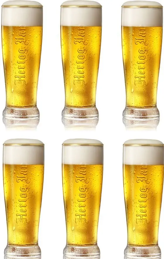Hertog Jan Bierglazen / Fluitje - 350 Ml - 6 Stuks 1