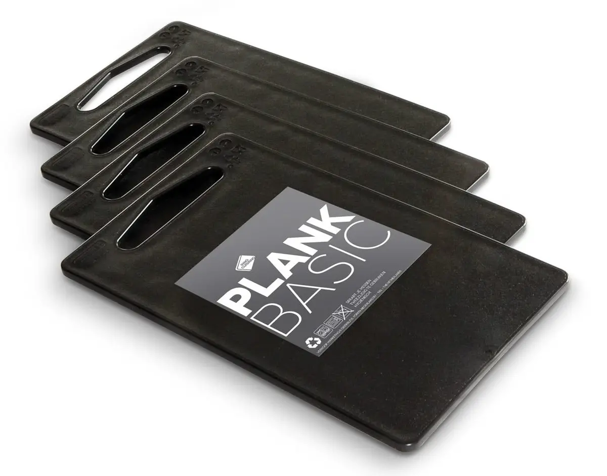 Inno Cuisinno Snijplanken Basic - 25 X 15 Cm - Zwart - 4 Stuks 1