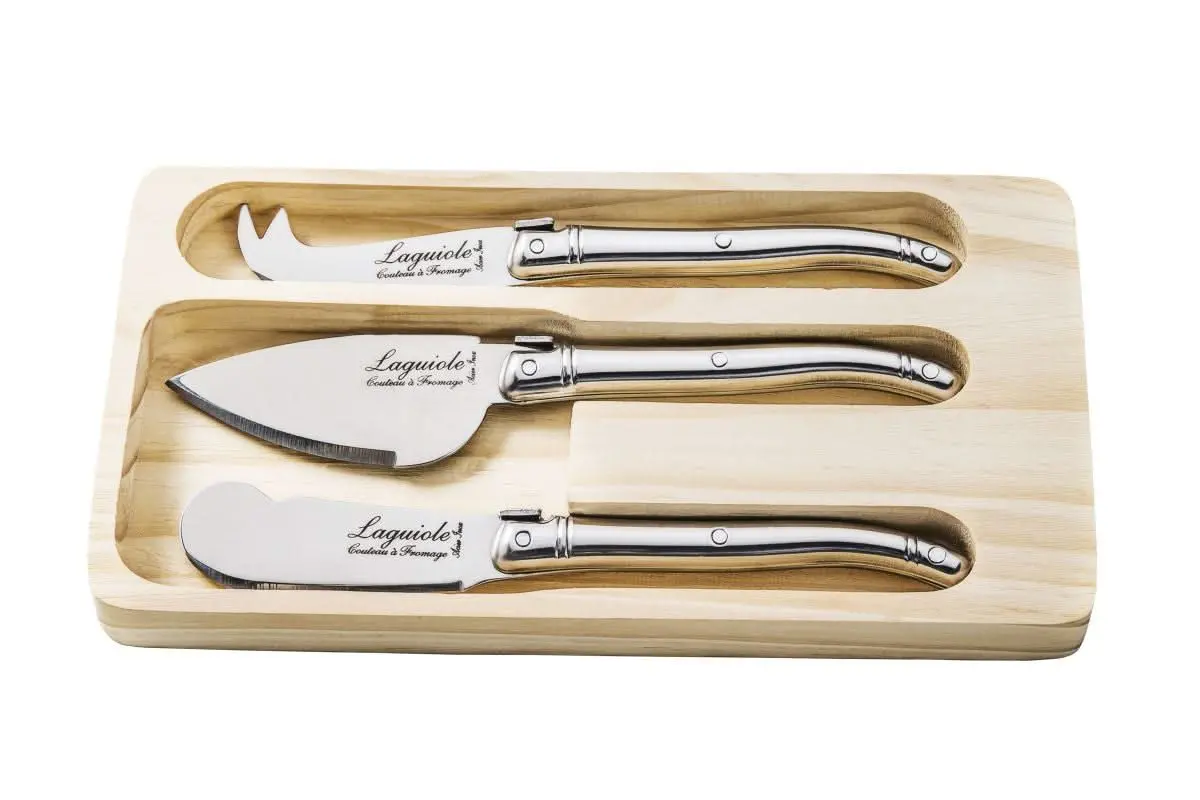 Laguiole Style De Vie Kaasmessen Rvs 3 - Delig 1