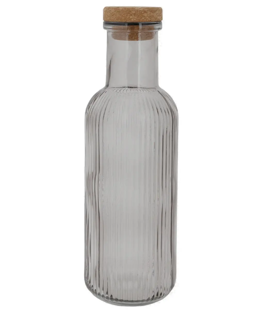 Cosy & Trendy Karaf Met Kurk - Waterkaraf - Raya - Grijs - 1 Liter 1