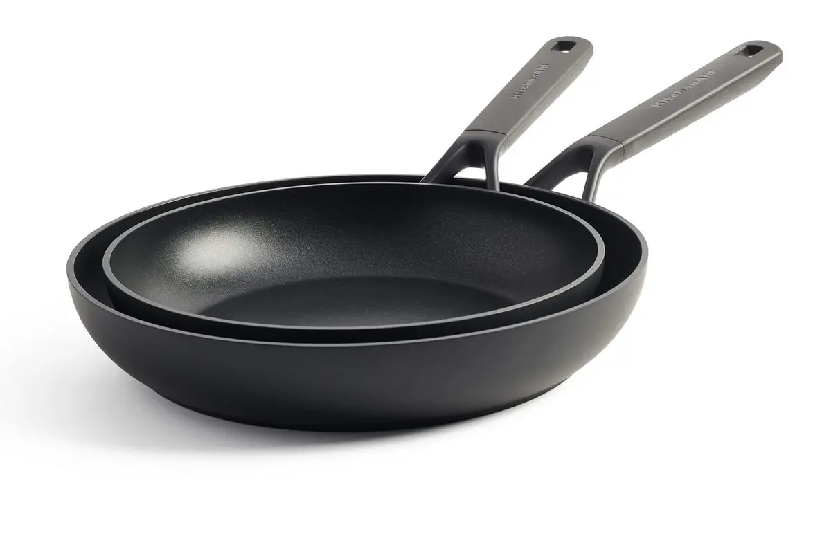 Kitchenaid Koekenpannenset Classic Forged 2-Delig - Keramische Anti-Aanbaklaag - Koekenpan Ø 24 & 28 Cm 1