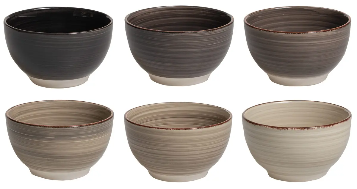 Cookinglife Soepkommen / Kommen Delice Grijs Ø 14 Cm - 6 Stuks 1