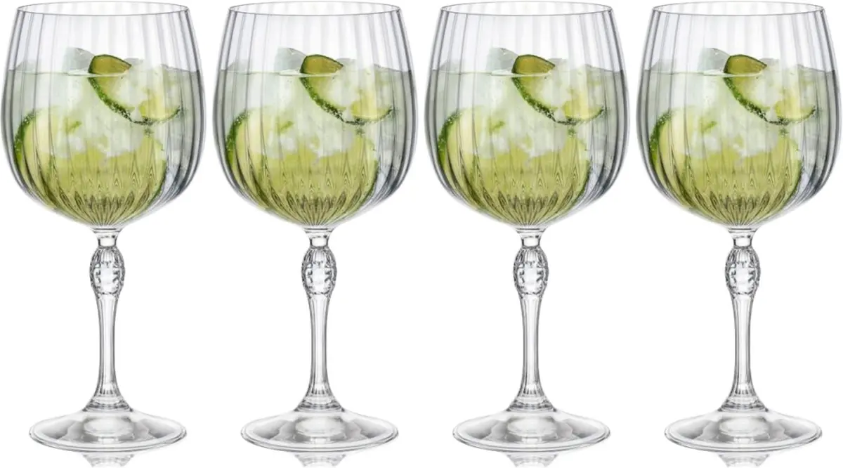 Bormioli Rocco Gin Tonic Glazen America 20'S - 740 Ml - 4 Stuks 1
