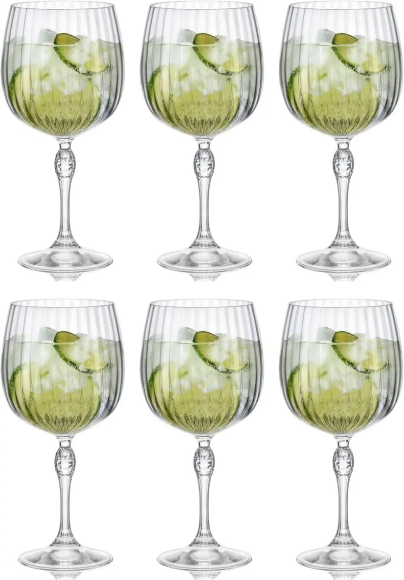 Bormioli Rocco Gin Tonic Glazen America 20'S - 740 Ml - 6 Stuks 1