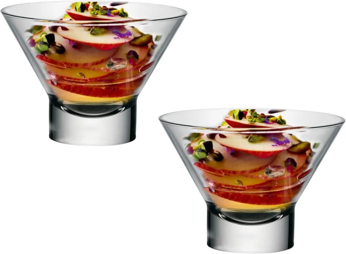 Bormioli Rocco Ijscoupes - Sorbetglazen - Ypsilion - 375 Ml - 2 Stuks 1