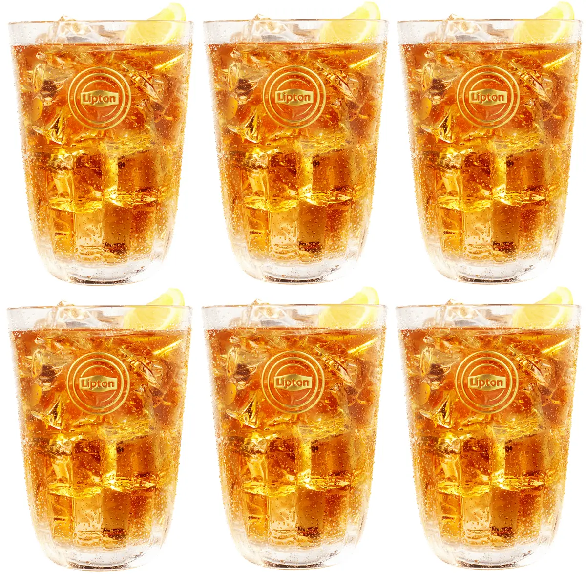 Lipton Ice Tea Glazen - Stapelbaar - 370 Ml - 6 Stuks 1
