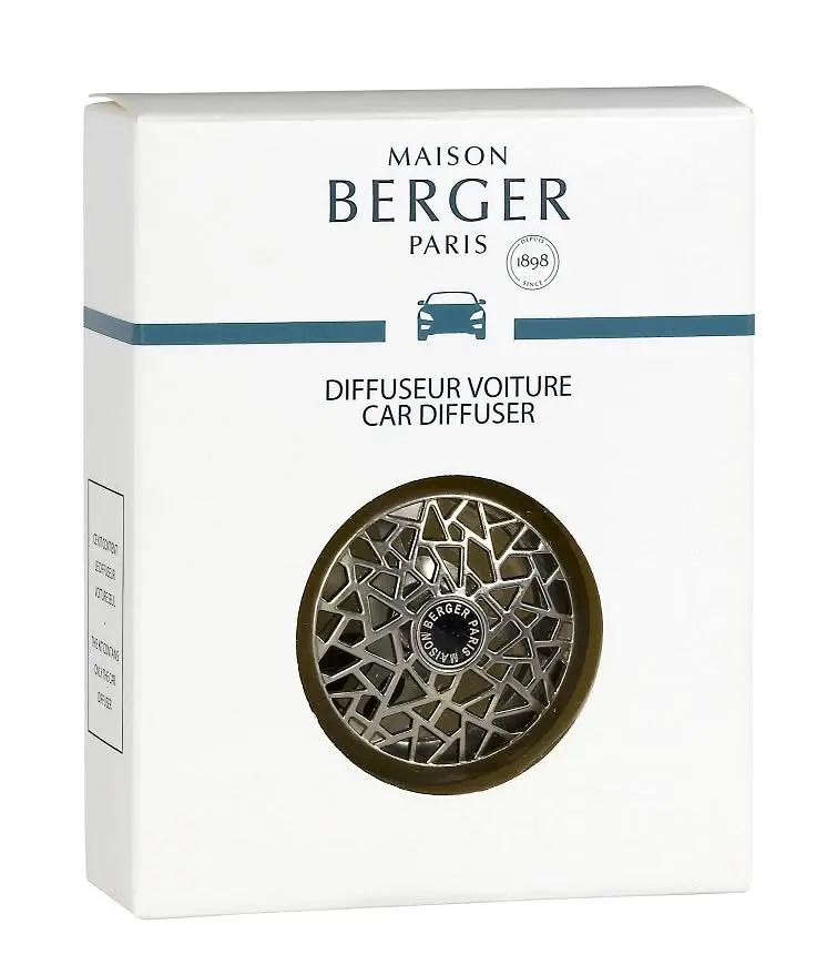 Maison Berger Autoparfum Diffuser Graphic Mat Nikkel - Zonder Navulling 1