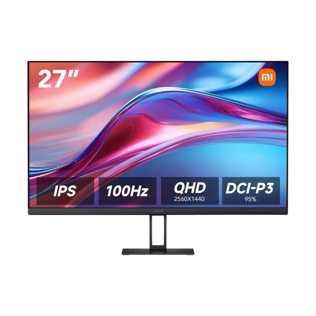 Xiaomi A27qi 27 2K (2560 X 1440) 100Hz Ips Flat Monitor 1