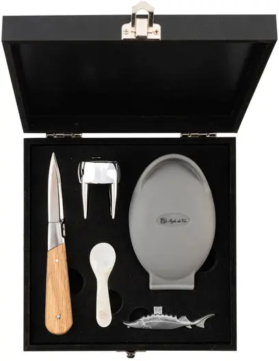 Laguiole Style De Vie Oestermes Geschenkset Exclusieve Editie - Luxury Line 1