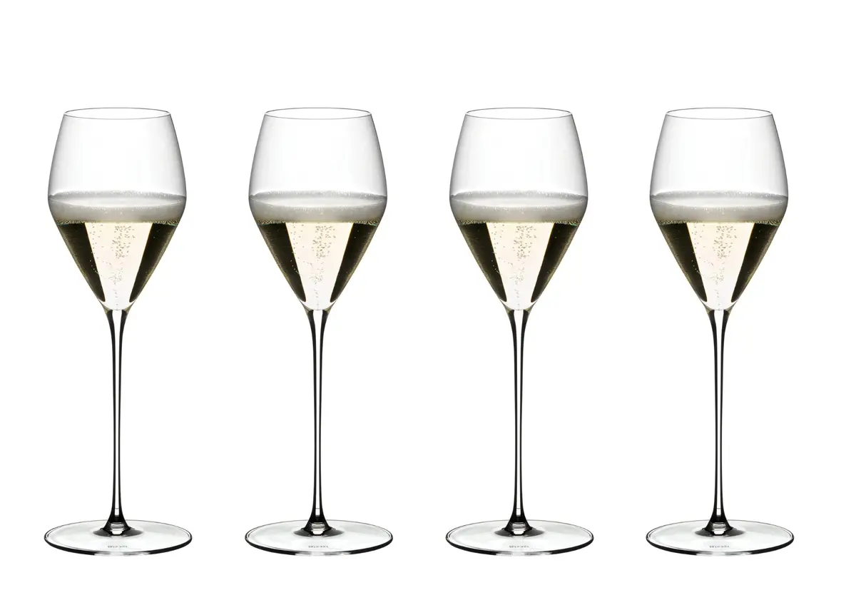 Riedel Wijnglazenset - Champagneglazen - Flutes - Veloce - 570 Ml - 4 Stuks 1