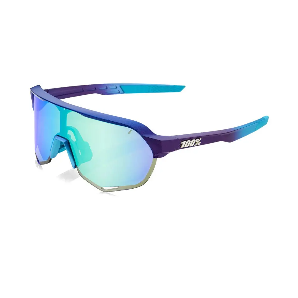100% S2 Matte Metallic Into The Fade Blue Topaz Multilayer Mirror Lens 1
