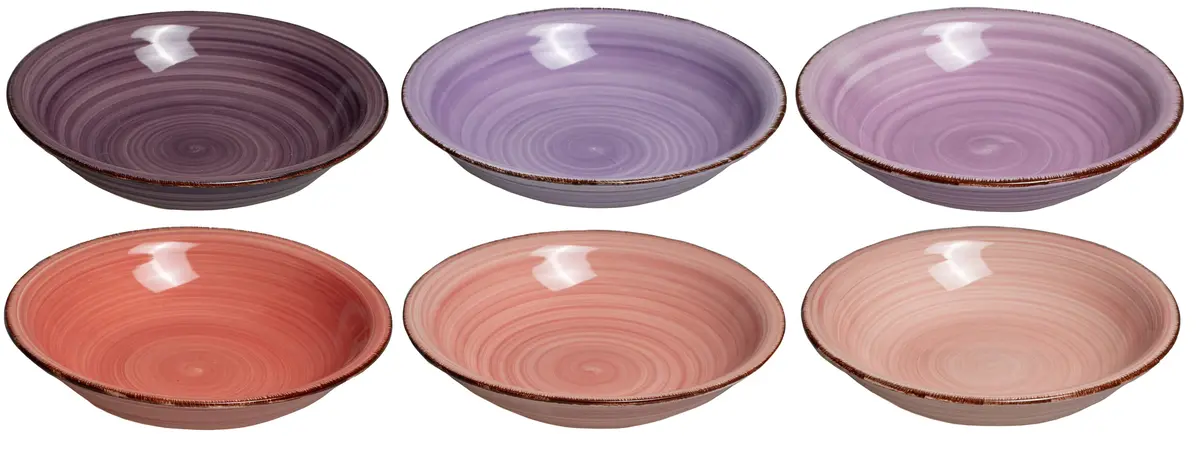 Studio Tavola Diepe Borden / Pastaborden Mykonos Ø 21 Cm - 6 Stuks 1