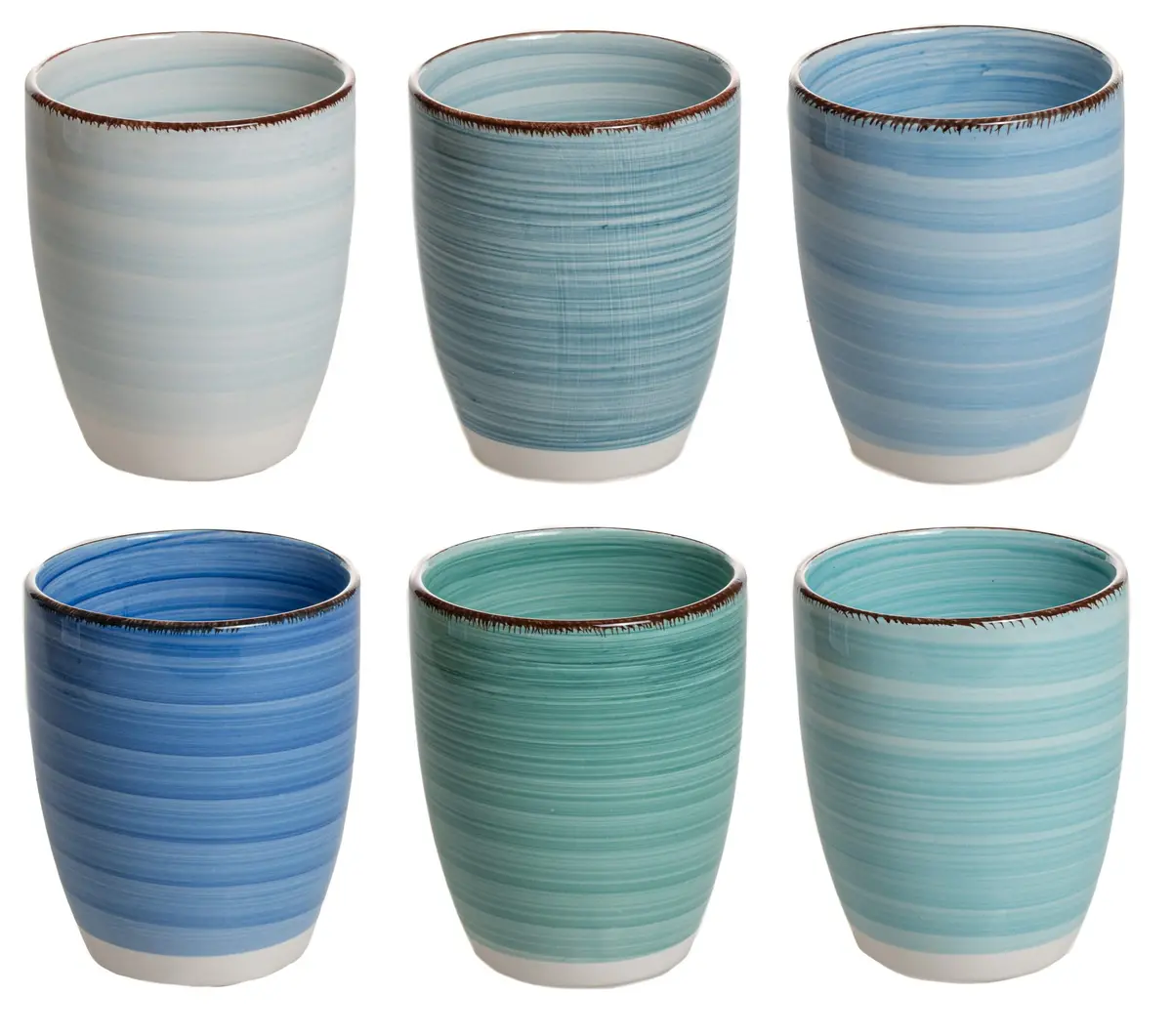 Cookinglife Bekers Delice Blauw 350 Ml - 6 Stuks 1