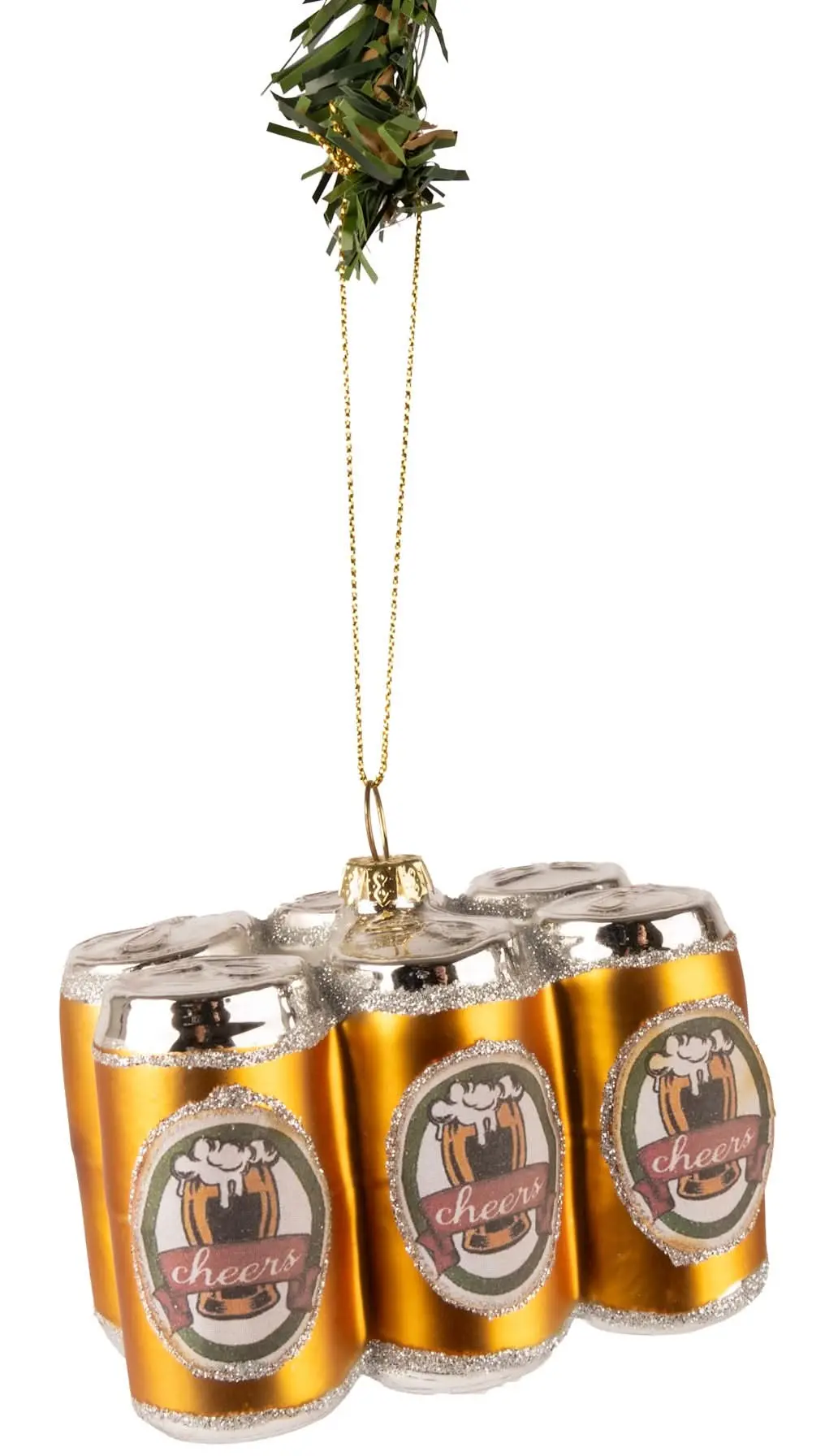 Nordic Light Kerstbal Six Pack Bier 9 Cm 1