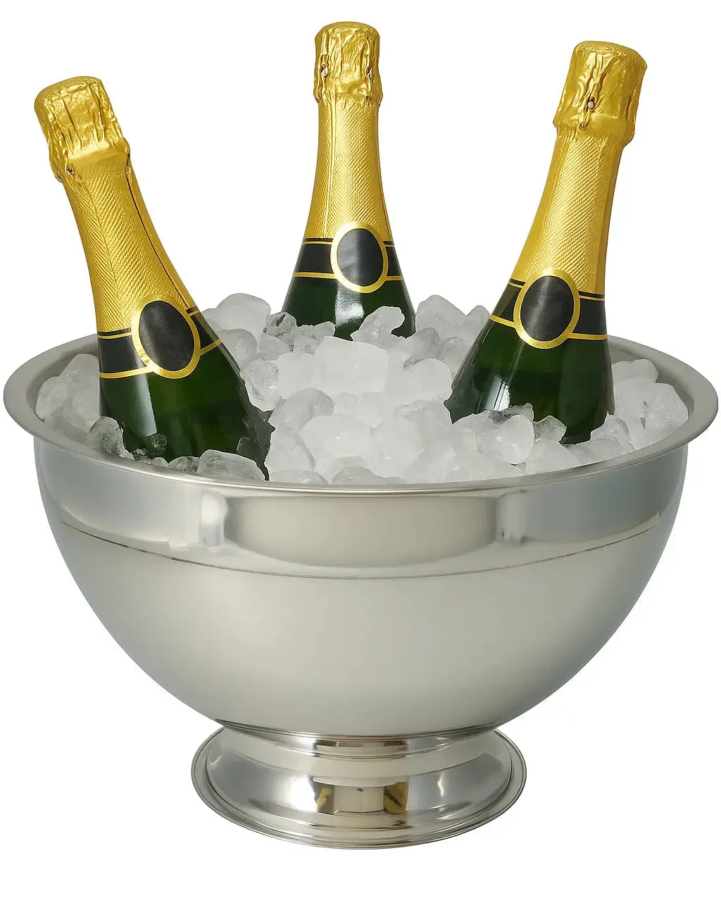 Cookinglife Champagneschaal - Champagne Emmer - Oliebollenschaal - Brushed Rvs Ø 30 Cm 1