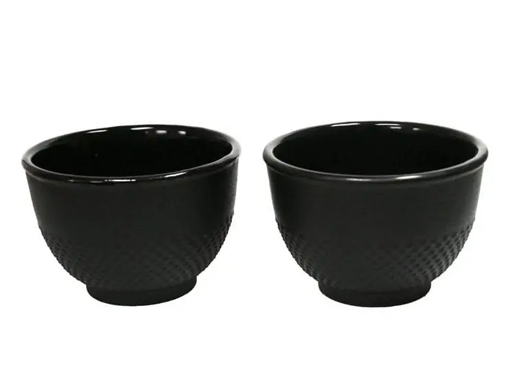 Cookinglife Theekopjes - Gietijzer - Zwart - 2 Stuks 1