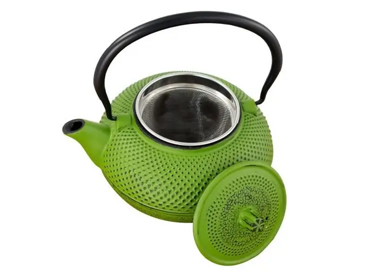 Cookinglife Theepot - Gietijzer - Groen - 1.5 Liter 1